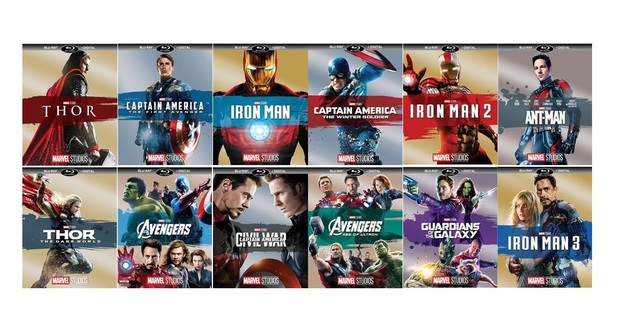 Nuevos slipcovers de Marvel Cinematic Universe (MCU) por su 10º aniversario.