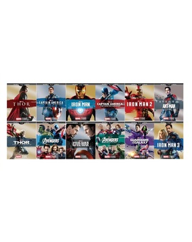 Nuevos slipcovers de Marvel Cinematic Universe (MCU) por su 10º aniversario.