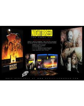 Edición Deluxe de Nightbreed The Cabal Cut en exclusiva de la tienda oficial de Clive Barker.
