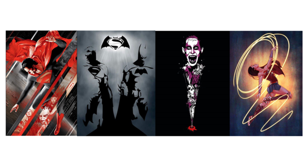 Steelbooks con diseños ilustrados de la familia DCEU anunciados en exclusiva en Alemania.