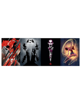 Steelbooks con diseños ilustrados de la familia DCEU anunciados en exclusiva en Alemania.