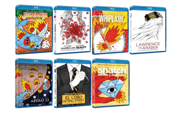Reediciones con carátulas ilustradas anunciadas en exclusiva en España.
