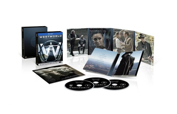 Digipak y libreto para la 1ª temporada de Westworld en Francia.