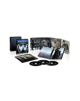 Digipak y libreto para la 1ª temporada de Westworld en Francia.