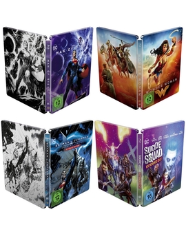 Nuevos Steelbooks DC Illustrated anunciados en España.