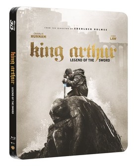 Steelbook 3D de Rey Arturo: La Espada de Excalibur anunciado en España.