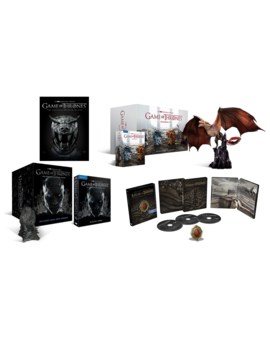 Las cuatro ediciones de la 7ª temporada de Game Of Thrones que saldrán en los países nórdicos.