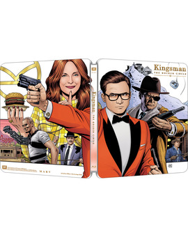 Diseño steelbook Kingsman The golden Circle