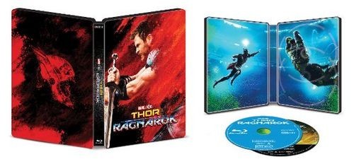 Diseño steelbook Thor Ragnarok en USA