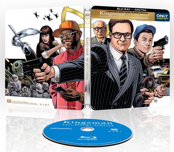 Nuevo steelbook de Kingsman: The secret service a juego con The golden circle.