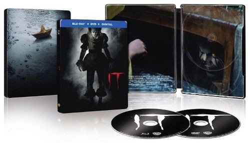 Nuevo diseño frontal del steelbook de IT anunciado en USA.