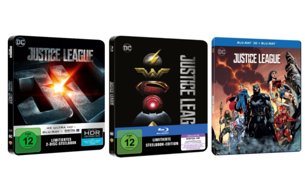 Justice League steelbooks