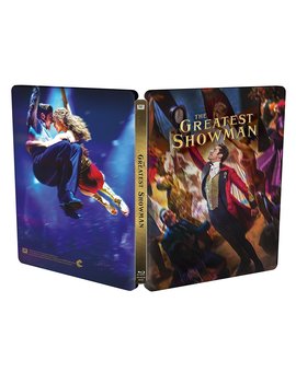 Presentación steelbook The Greatest Showman.