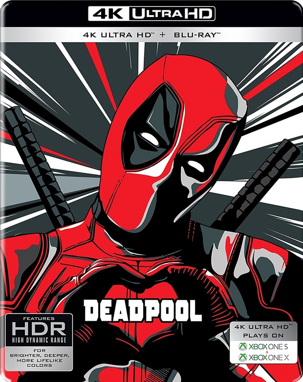 Nuevo steelbook UHD 4K de Deadpool anunciado.