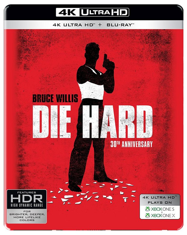 La edición UHD 4K de Die Hard anunciada por su 30º niversario.