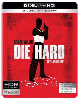 La edición UHD 4K de Die Hard anunciada por su 30º niversario.