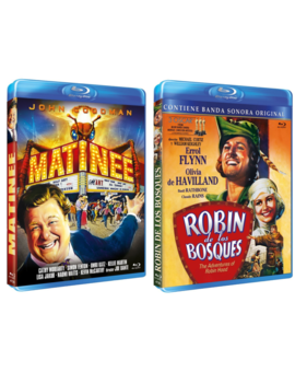 Robin de Curtiz  & Matinee de Dante en Blu-ray.