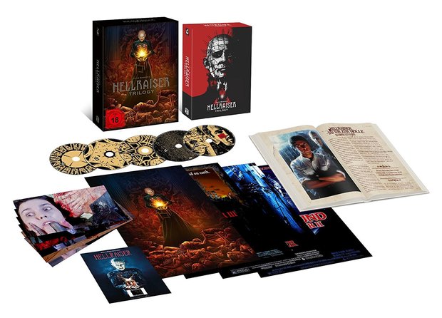 Edición limitada Hellraiser Trilogy en Alemania.