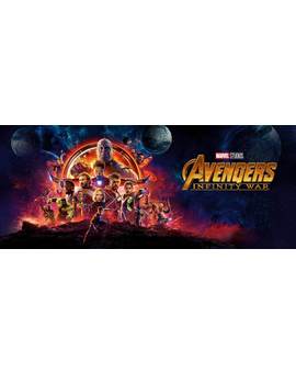 Frontal del steelbook UHD 4K de Avengers Infinity War en USA
