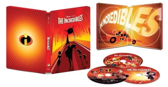 Nuevo steelbook 4K UHD The Incredibles en exclusiva.