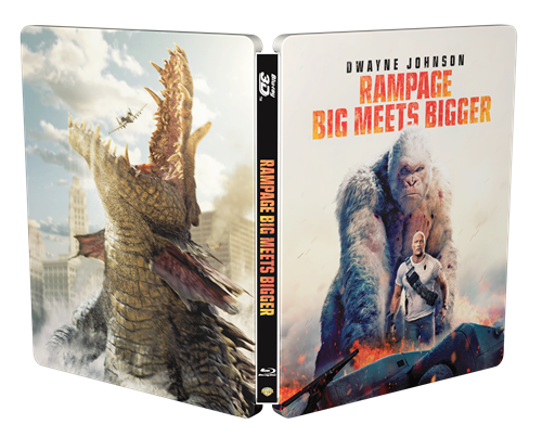 Diseño steelbook UK de Rampage