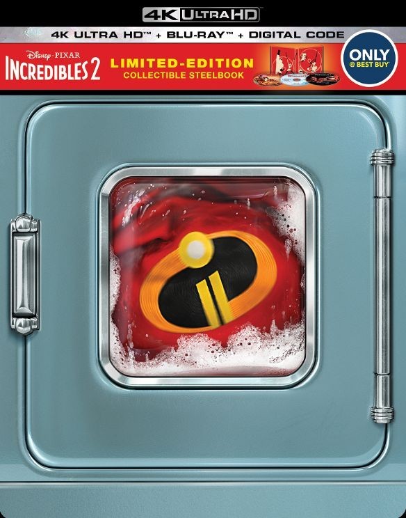 Frontal steelbook UHD 4K THE INCREDIBLES 2