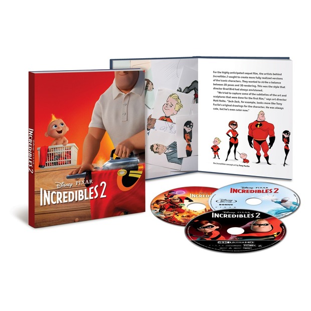 Digibook exclusivo en UHD 4K de Incredibles 2 