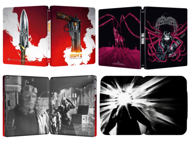 Diseño steelbooks Hellboy 2 & The Thing (1982)