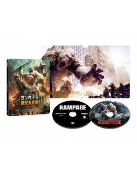 Steelbook UHD 4K de Rampage en exclusiva