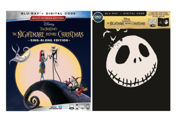 Nuevas ediciones de Nightmare Before Christmas por su 25º aniversario.