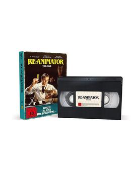 Edición coleccionista con los tres films de Re-Animator en VHS