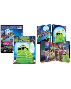 Steelbook Hotel Transylvania 3 con fosforescencia en Italia.