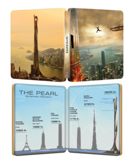 Diseño oficial de uno de los steelbooks de El Rascacielos