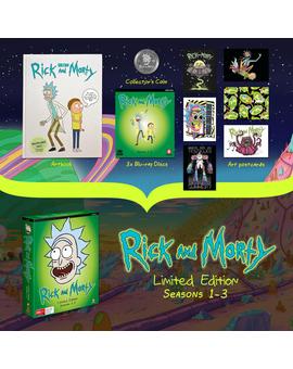 Edición limitada con las tres temporadas de Rick & Morty