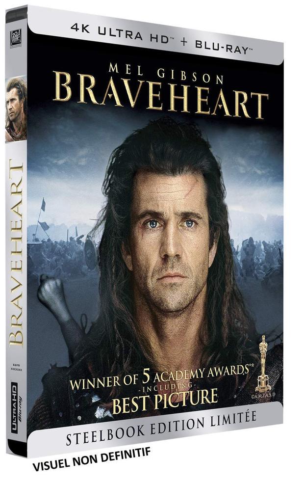 Steelbook UHD 4K de Braveheart en Francia