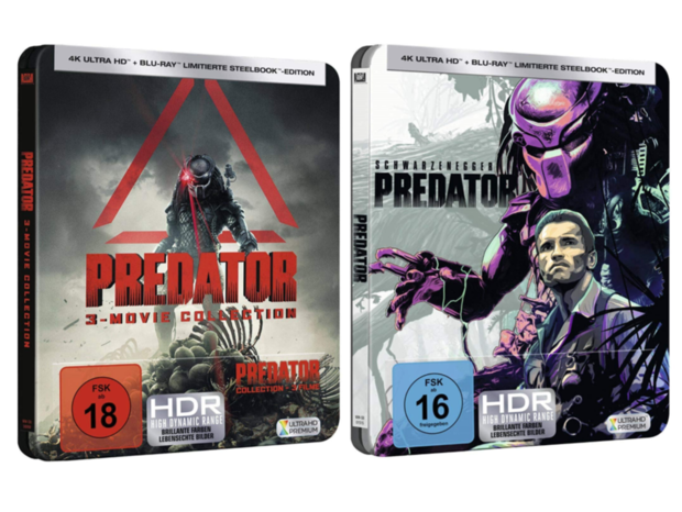 Steelbooks UHD 4K de la saga Predator (Si a alguien le interesa).