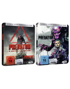 Steelbooks UHD 4K de la saga Predator (Si a alguien le interesa).