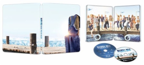 Diseño final steelbook Mamma Mia! Here We Go Again