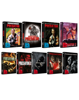 Mediabooks UHD 4K a elegir de la trilogía Predator