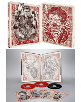 Presentación steelbook UHD 4K de Evil Dead 2
