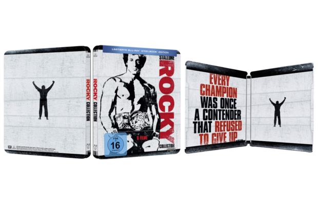 Diseño steelbook Rocky (I - VI)