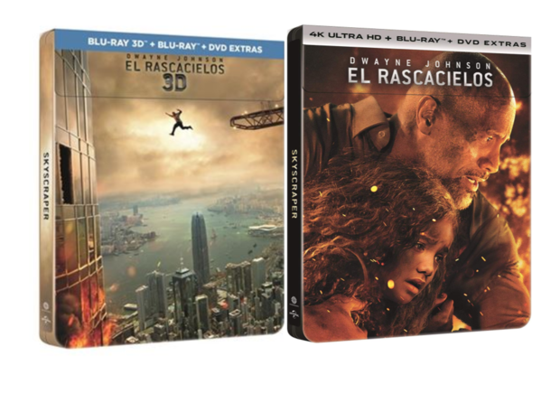 Desvelados los steelbooks de El Rascacielos en España