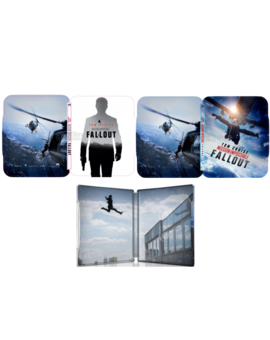 Diseño steelbooks Mission Impossible: Fallout