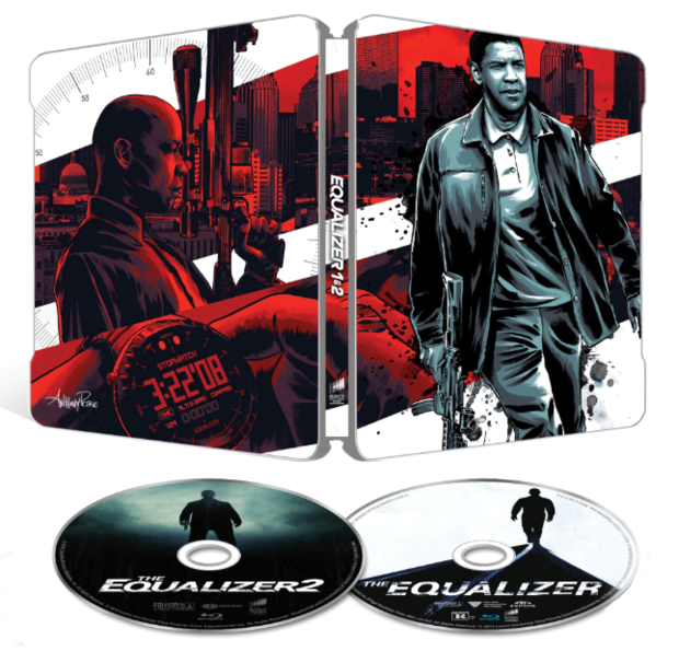 Presentación steelbook The Equalizer 1&2