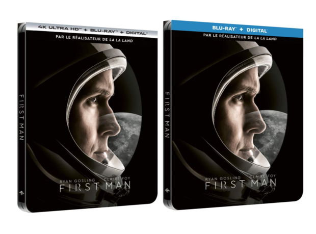 Steelbooks First Man en UHD 4K & BD