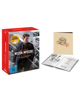 Box UHD 4K de Mission Impossible con dossier exclusivo
