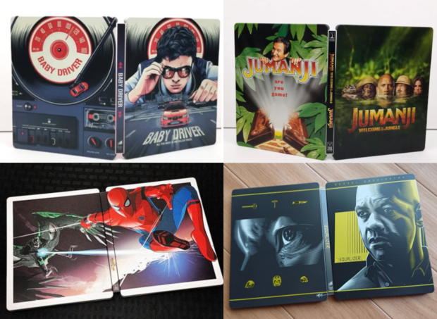 4 ejemplos más de Steelbook Pop-Art