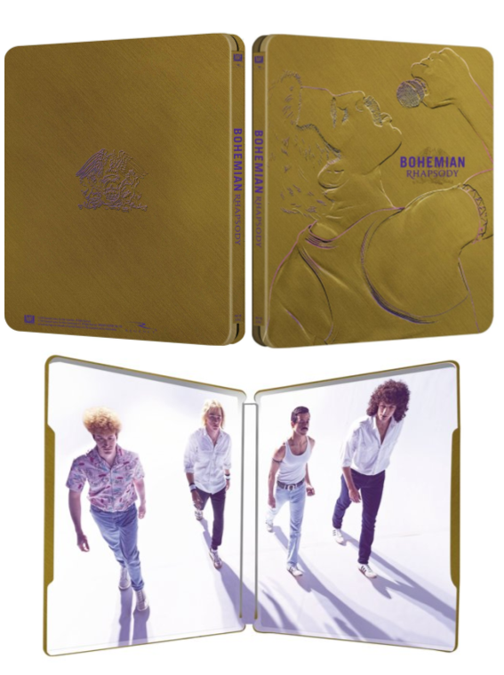 Diseño final steelbook Bohemian Rhapsody