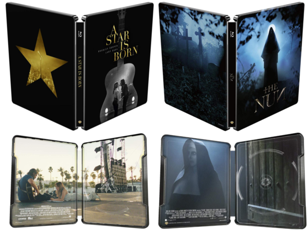 Diseño steelbooks A Star Is Born & The Nun