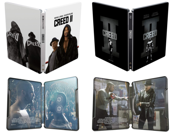 Dos steelbooks para Creed 2 en UHD 4K & BD